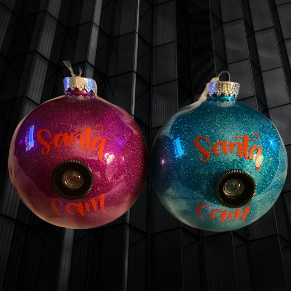 Large, 5" "Santa Cams"! So much fun!